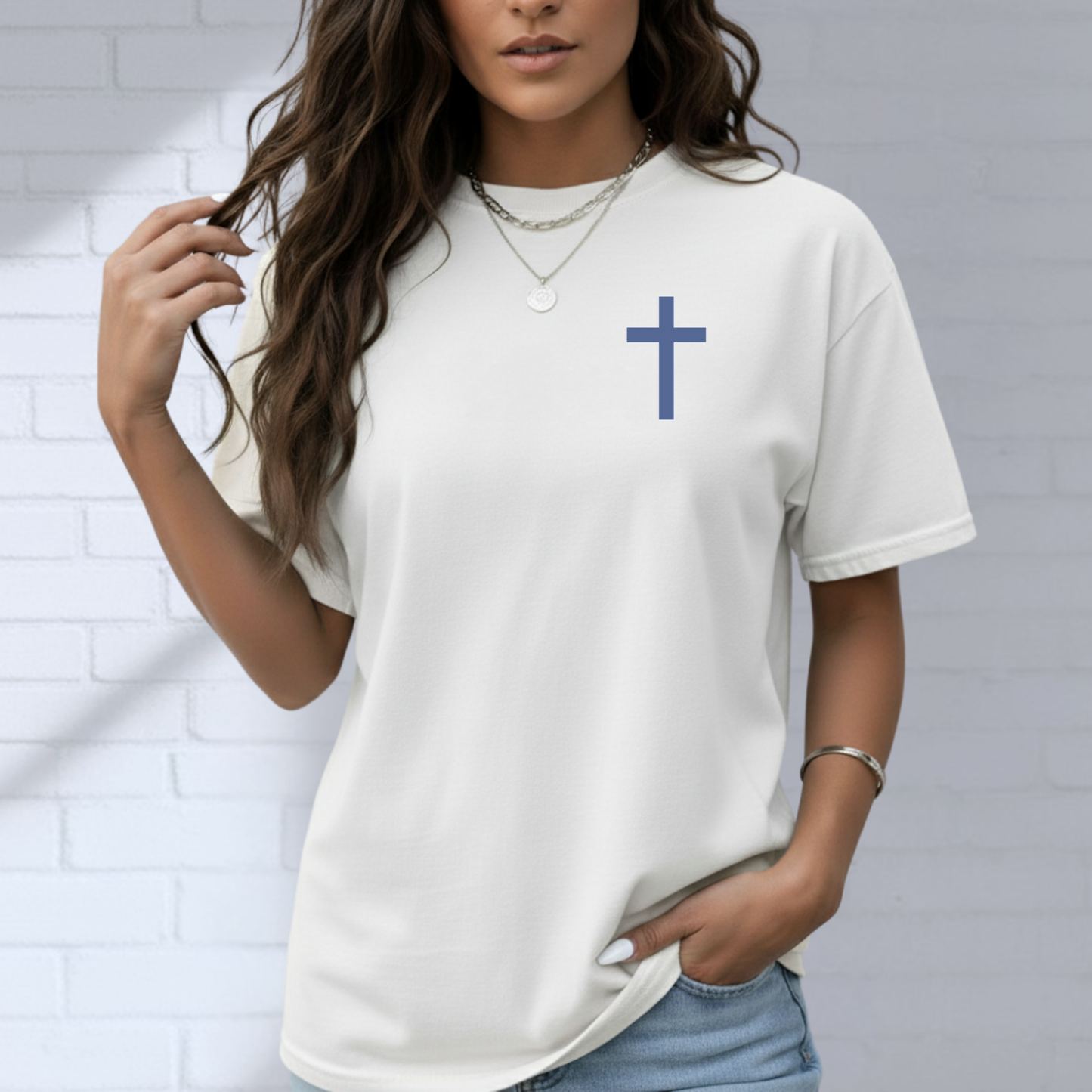 Bad Day Let's Pray Shirt, Cross, Faith Based Apparel, Inspirational Tee, Christian T-Shirt, Church Wear