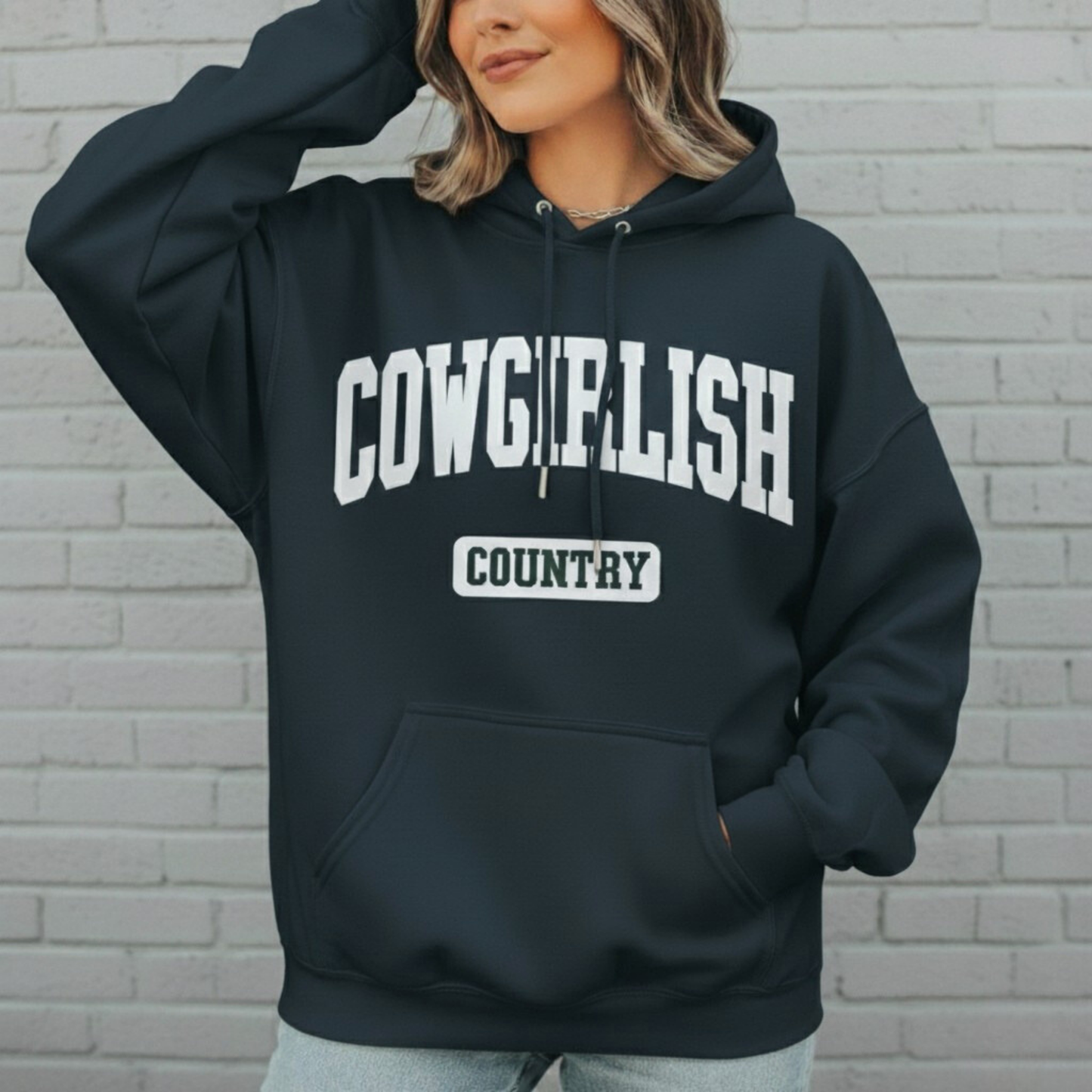 Cowgirl Country Hoodie, Western Style, Casual Wear, Gifts for Cowgirls
