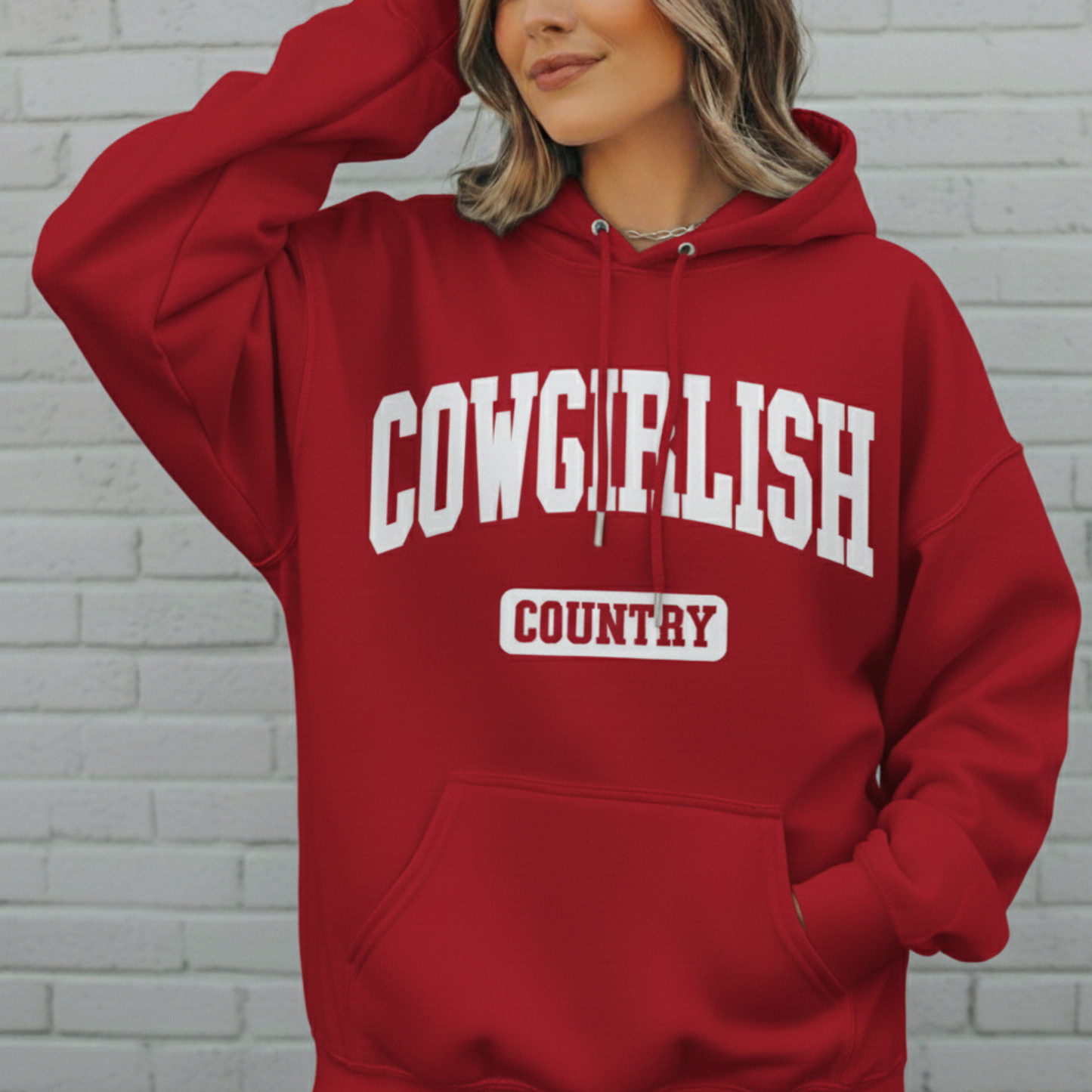 Cowgirl Country Hoodie, Western Style, Casual Wear, Gifts for Cowgirls