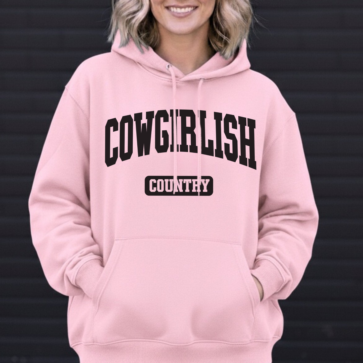 Cowgirl Country Hoodie, Western Style, Casual Wear, Gifts for Cowgirls