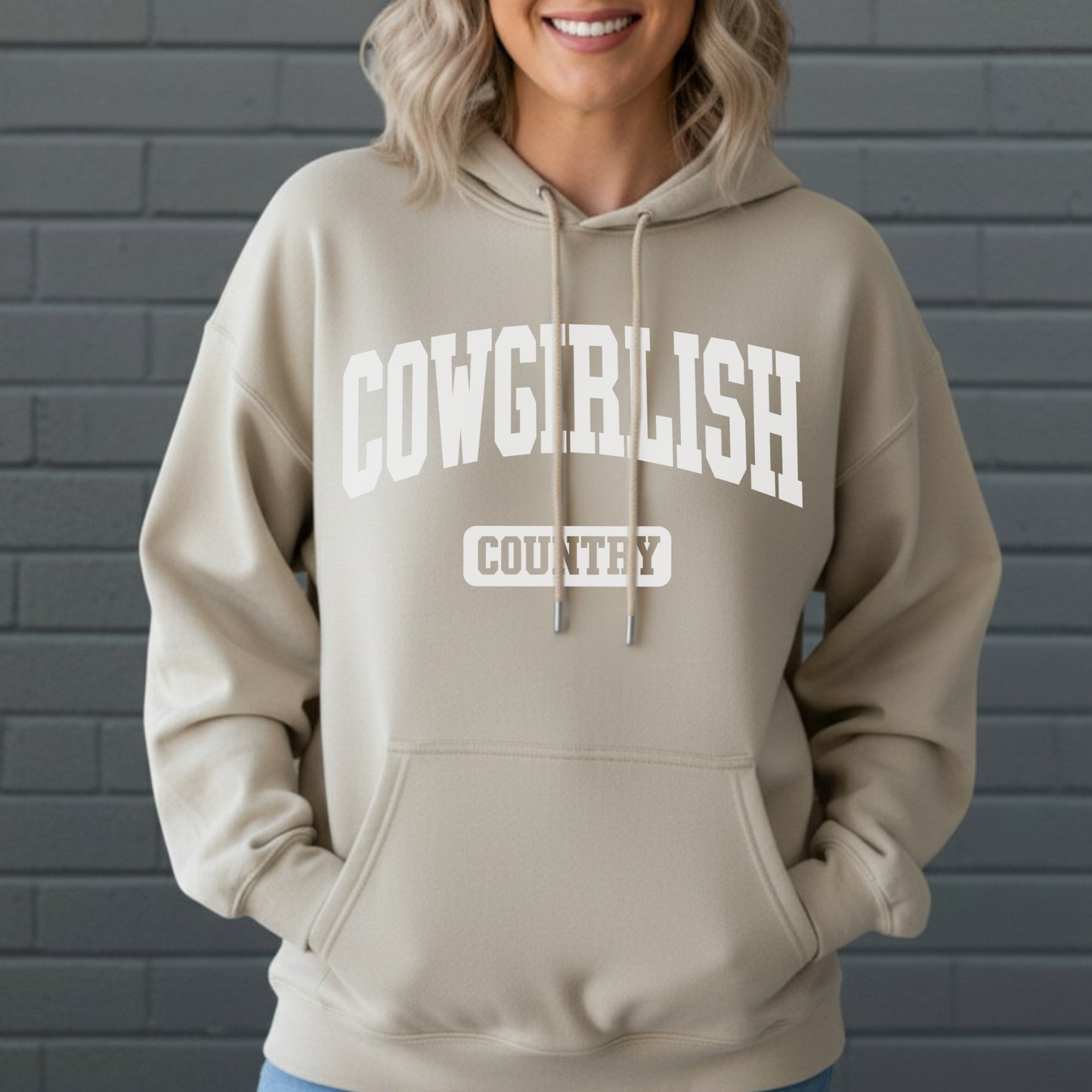 Cowgirl Country Hoodie, Western Style, Casual Wear, Gifts for Cowgirls