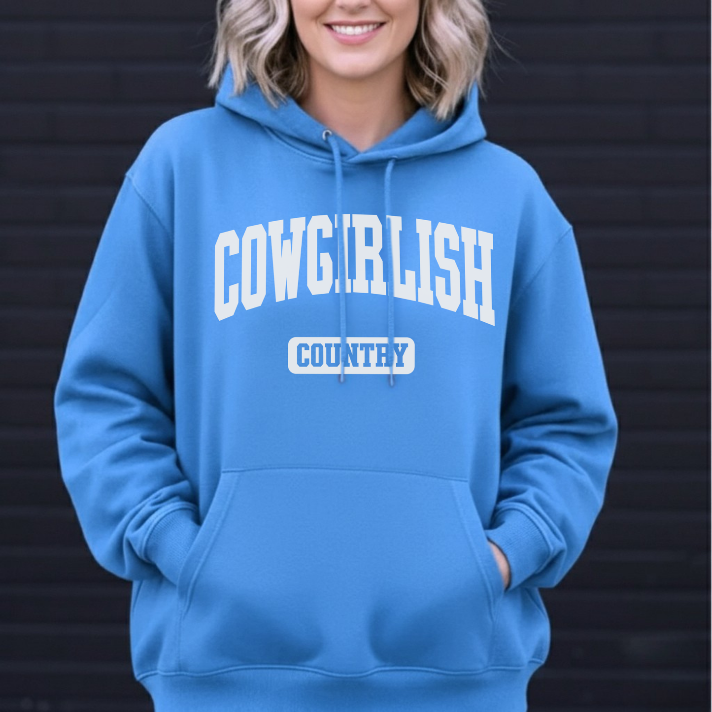 Cowgirl Country Hoodie, Western Style, Casual Wear, Gifts for Cowgirls