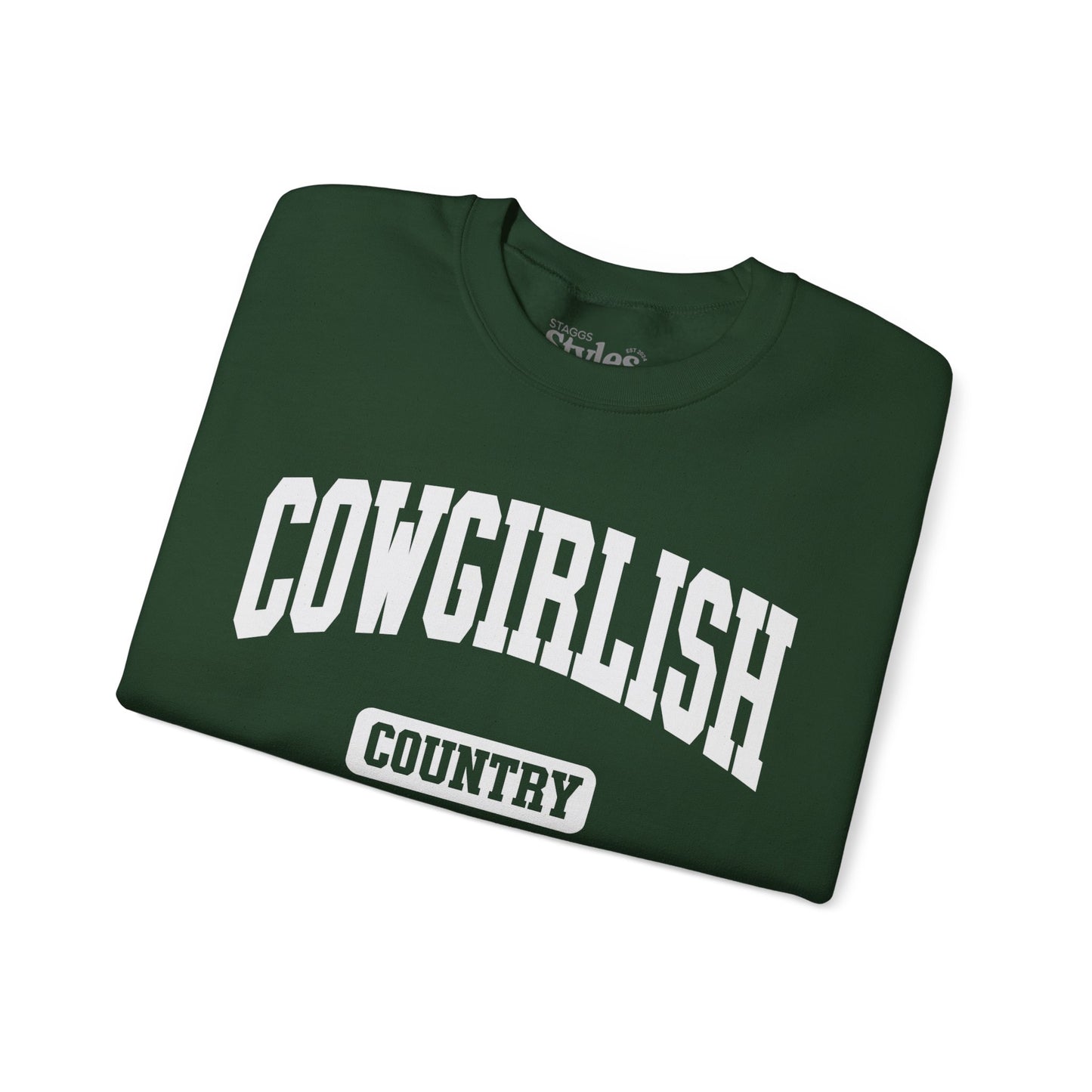 Cowgirlish Sweatshirt, Soft, Cozy, Cotton, Country, Southern, Western, Gift