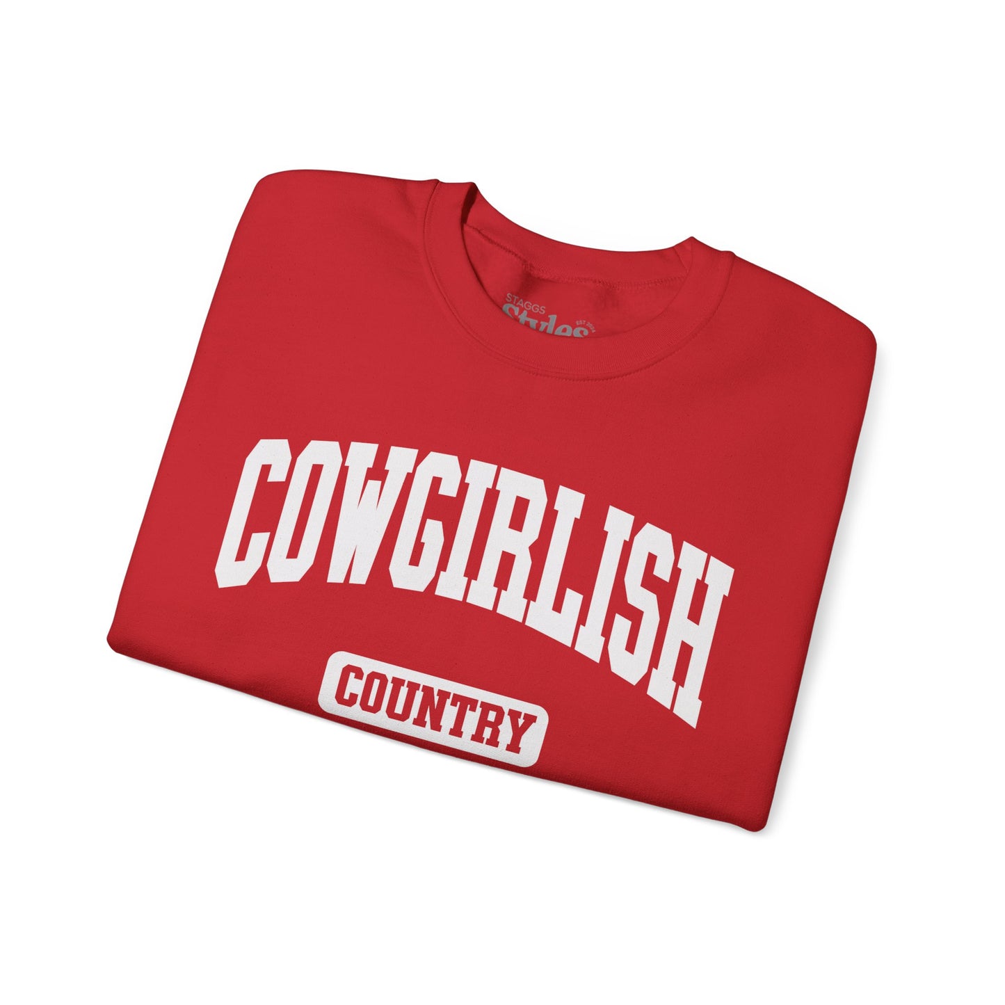 Cowgirlish Sweatshirt, Soft, Cozy, Cotton, Country, Southern, Western, Gift