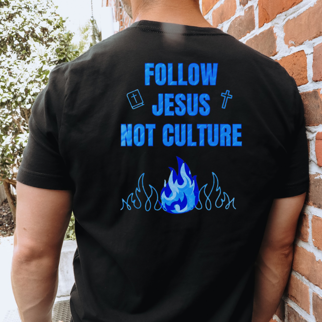 Follow Jesus Not Culture Shirt, Inspirational, Faith, Jesus