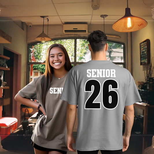 Senior Class of 2026 Unisex Shirt - Comfort Colors Varsity Style - Graduation Gift (26)