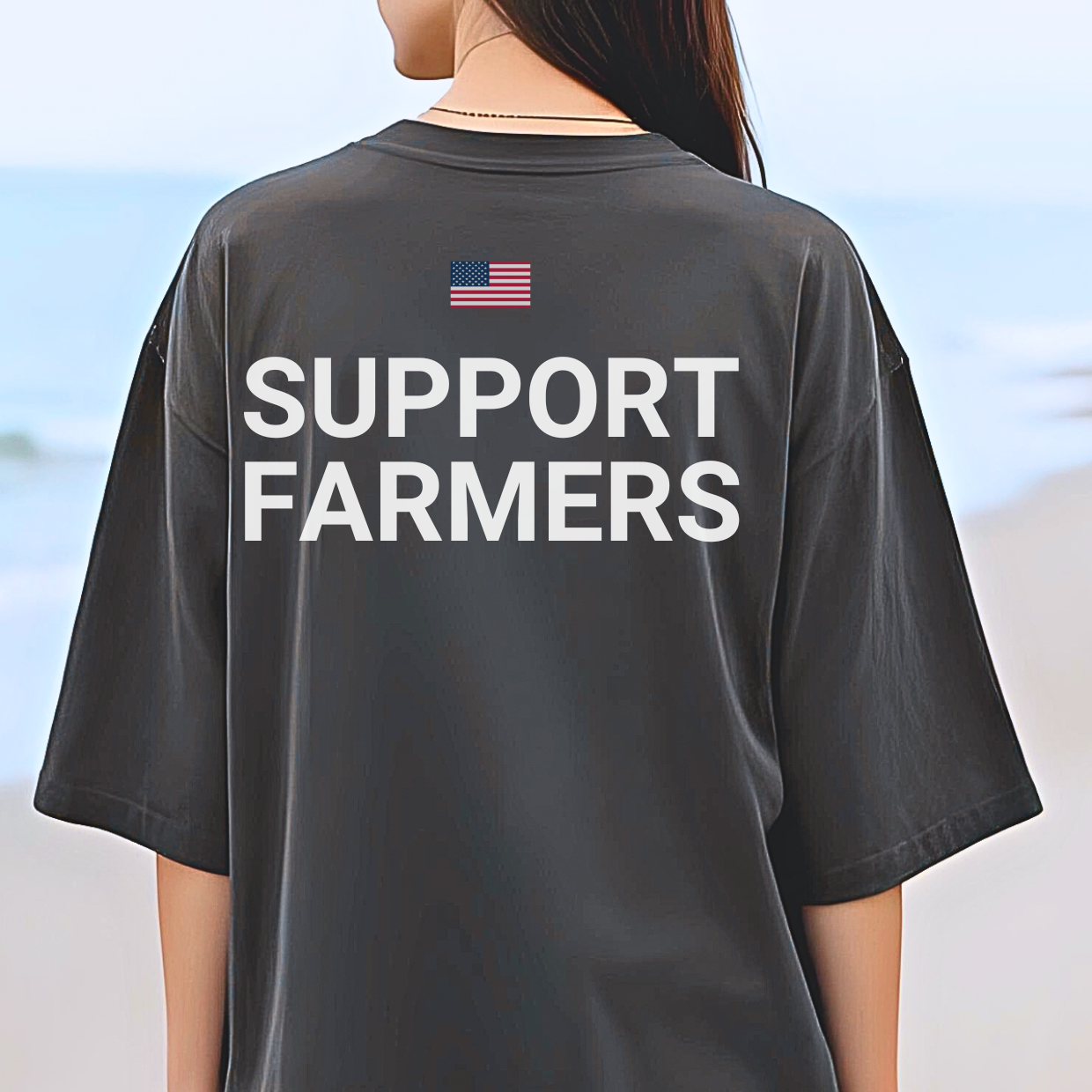 Support Farmers Shirt, Farmers Tee, Southern Shirt, USA Made Cotton Tee